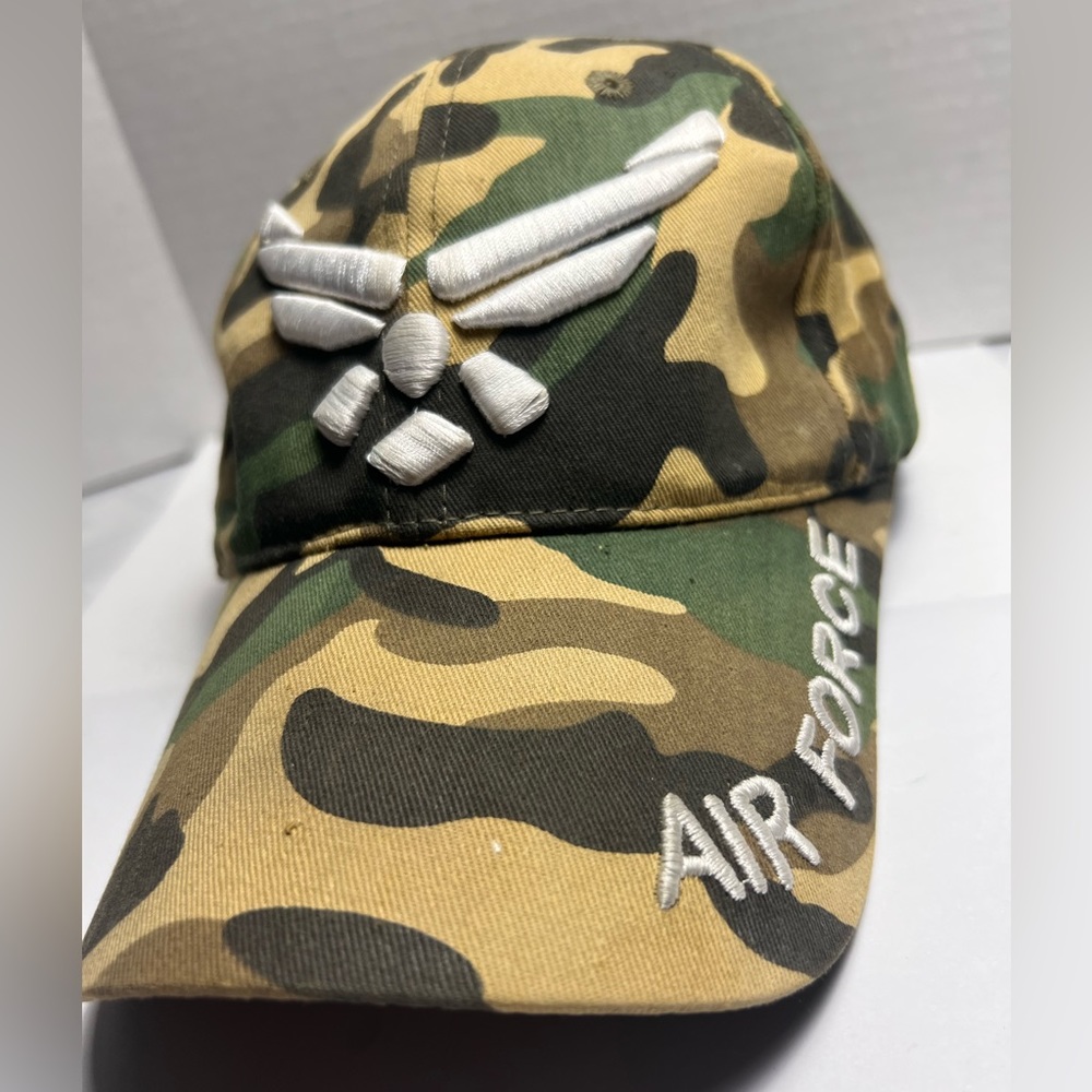 vintage camouflage air force hat